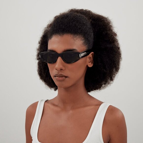 NEW SAINT LAURENT SL618 004 SUNGLASSES UNISEX HAVANA GREY EYEWEAR SL 618 004 main image 6
